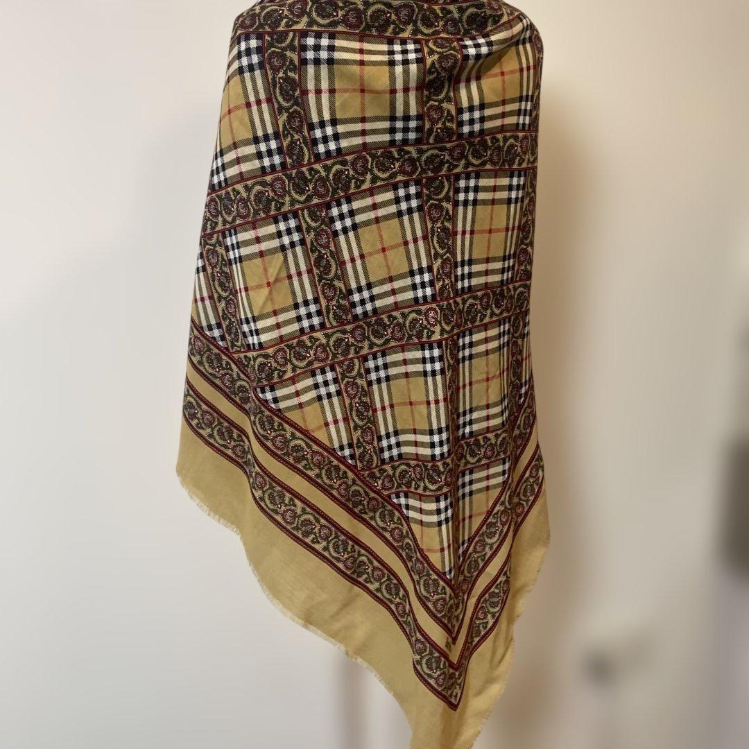 Burberry ノバチェック　ウールストール　最終お値下げ