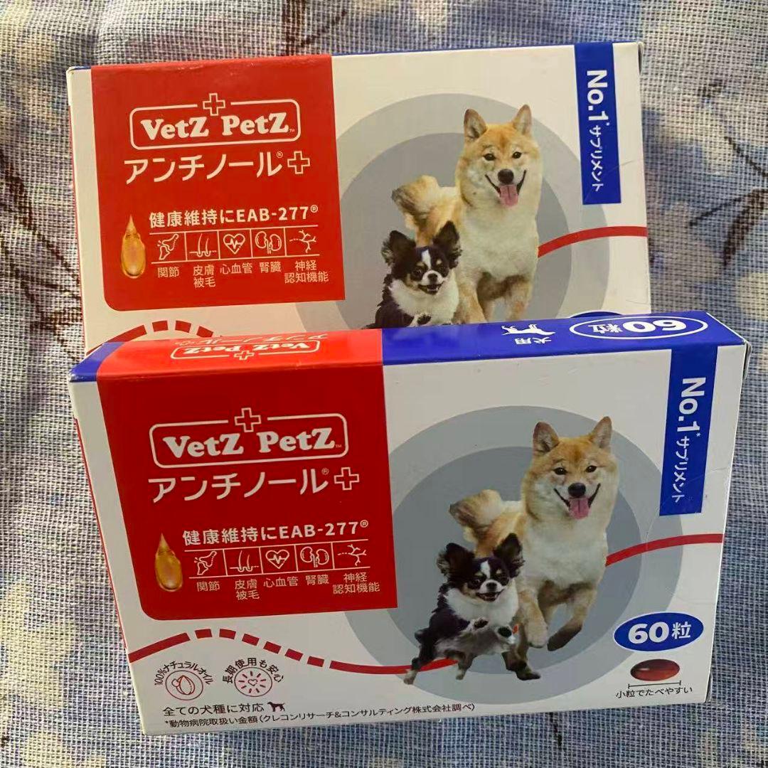 (未開封) VetzPetz アンチノール 60粒×2箱