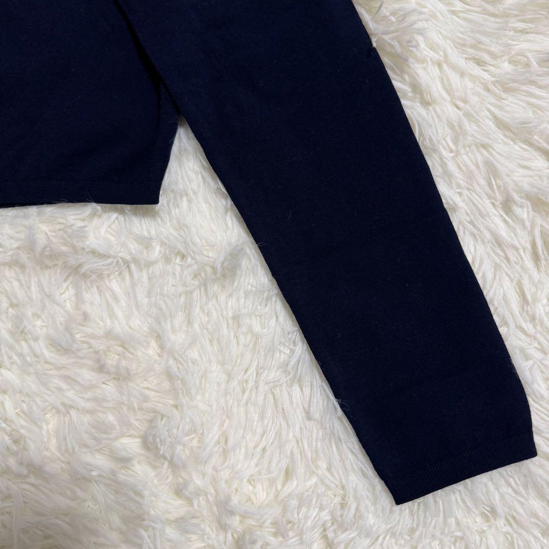 【新品未使用】S MAX MARA カーディガン クルーネック ネイビー M