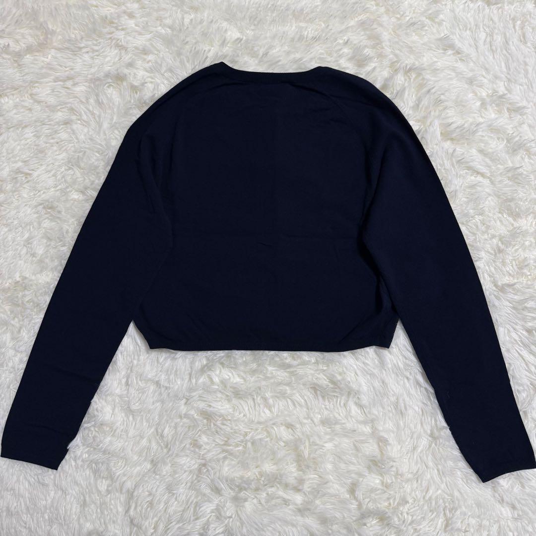 【新品未使用】S MAX MARA カーディガン クルーネック ネイビー M