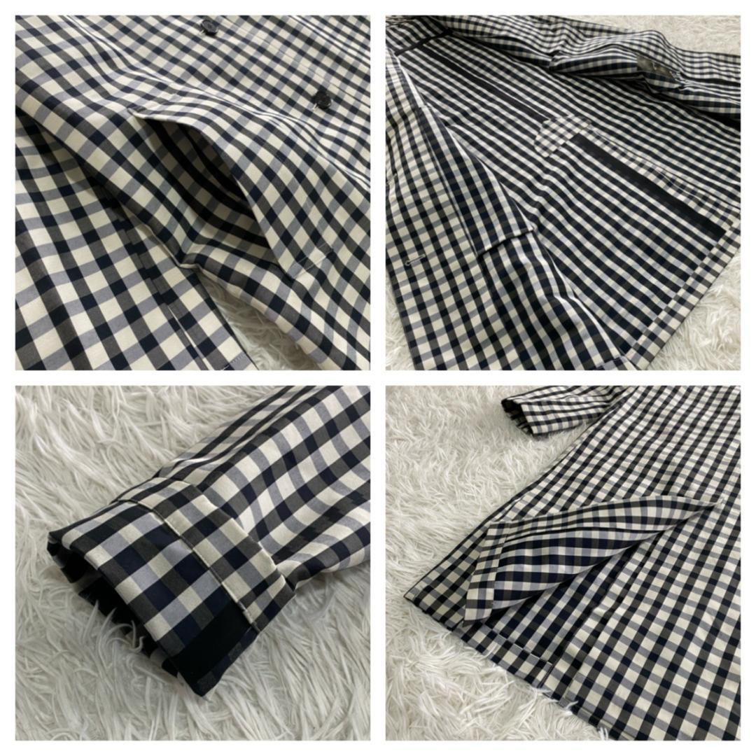 マッキントッシュ/MACKINTOSH【M】ステンカラーコート♡チェック柄