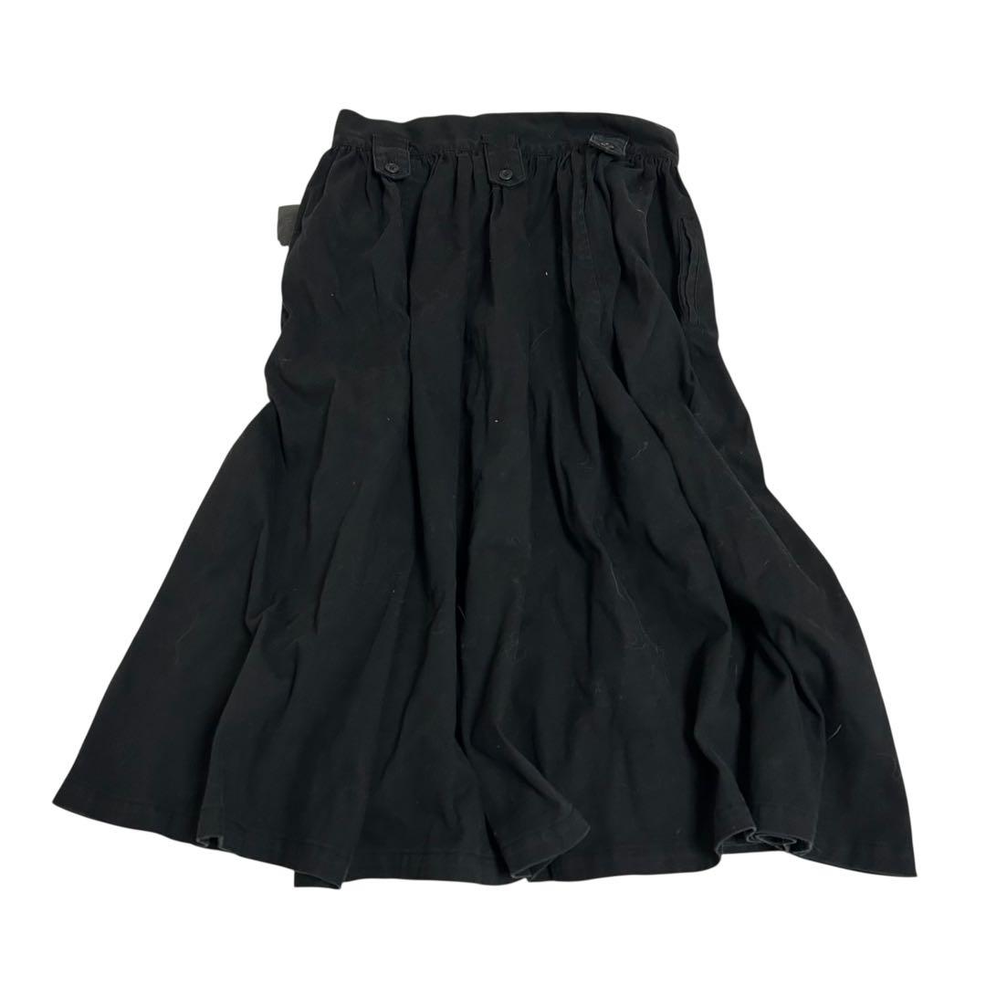 新品　Y's Yohji Yamamotoブラック　フレアスカート