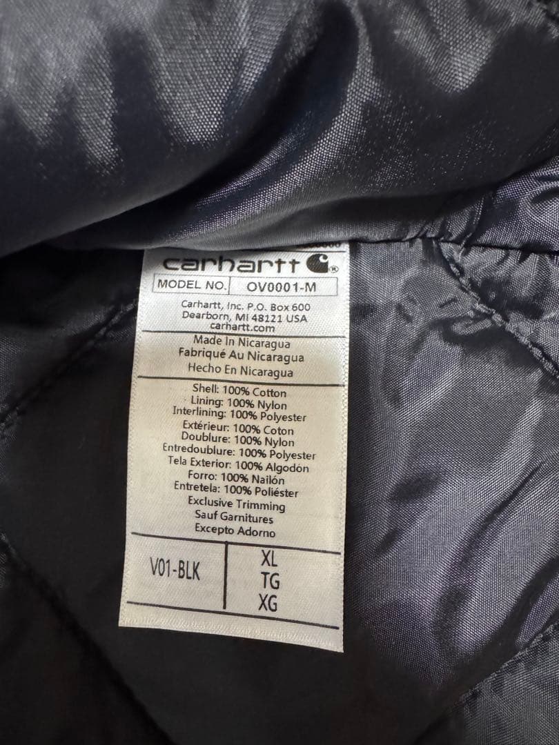 Carhartt ダックベスト RELAXED FIT XL