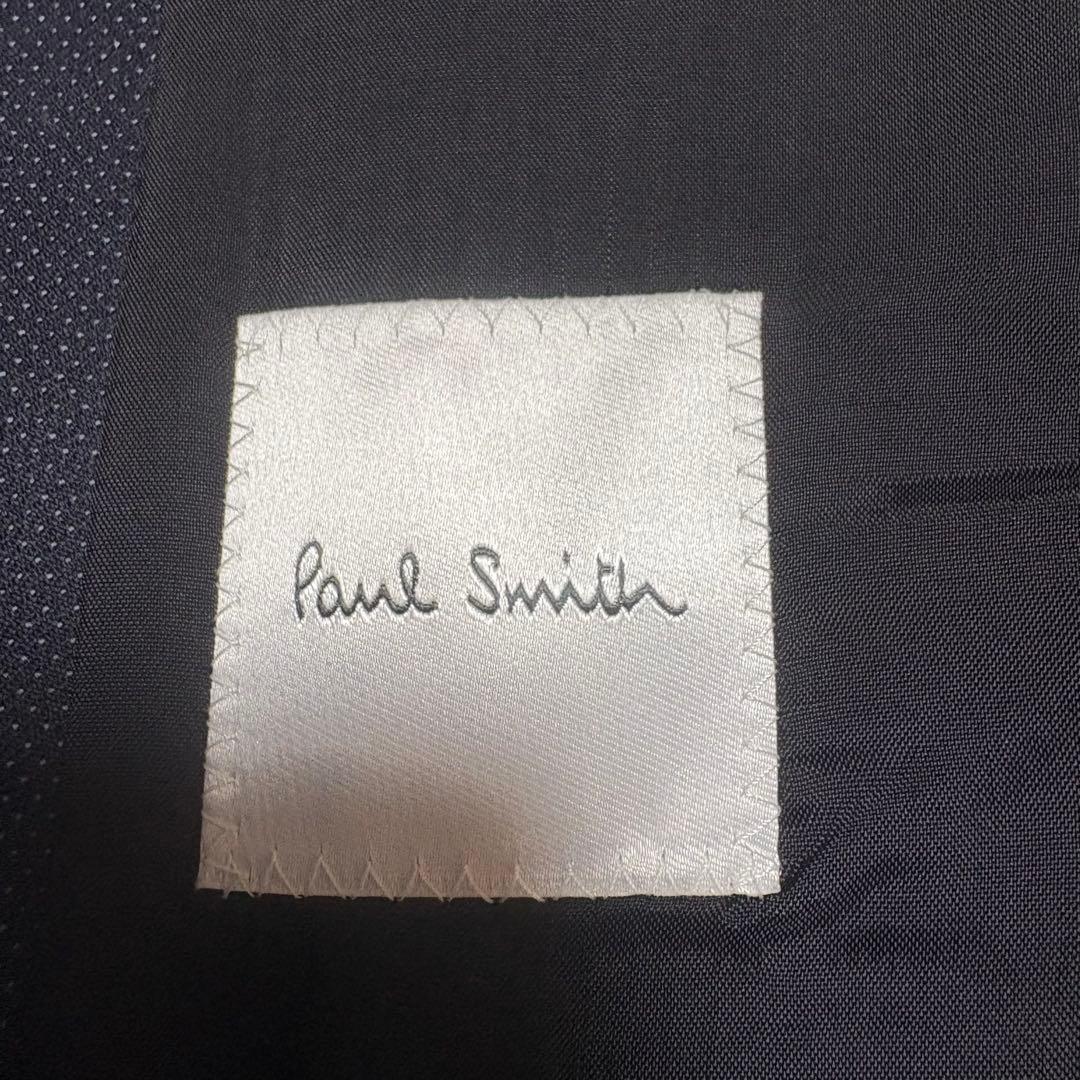 美品　現行タグ　Paul Smith ジレ　ベスト　シングル　L ネイビー