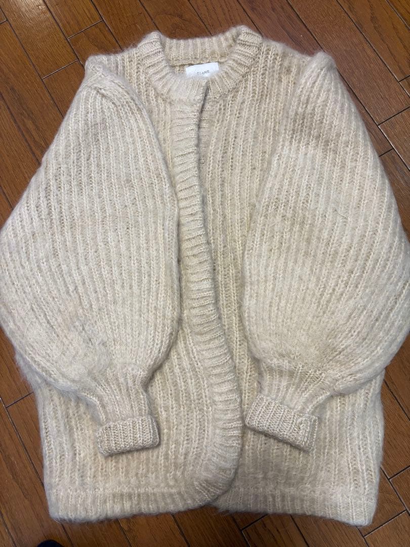 CLANE カラーモヘアシャギーカーディガン　定価¥31,900