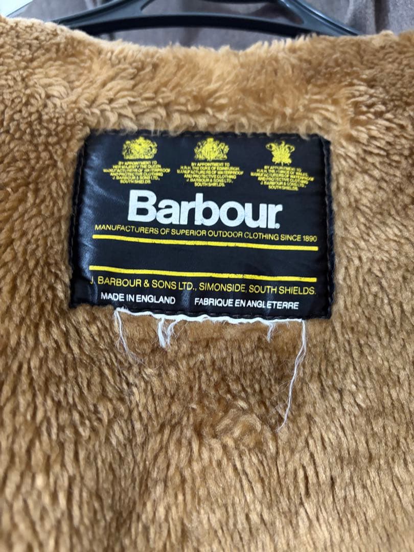 【最安値】Barbour ライナーファーベスト　c42 ヴィンテージ