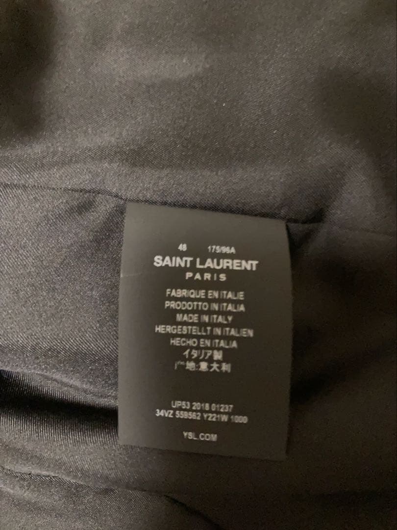 SAINT LAURENT PARIS サンローラン テーラードジャケット 48