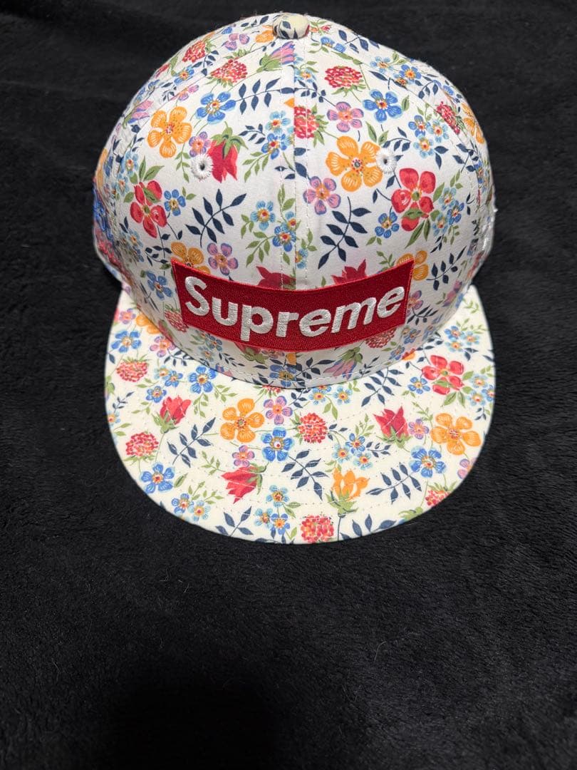 シュプリームニューエラ 59FIFTY 花柄　サイズ : 7 3/8