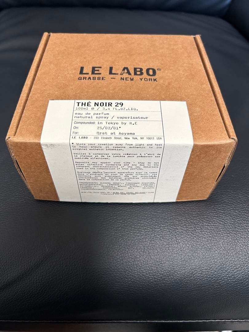 週末限定セール:ルラボ　テノワール　29 100ml 香水　LELABO