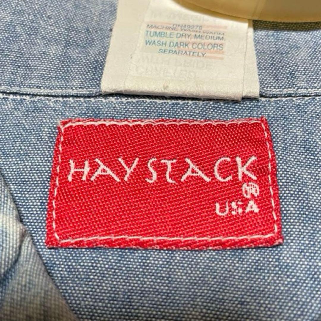 USA製 HAYSTACK シャンブレー カバーオール ジャケット