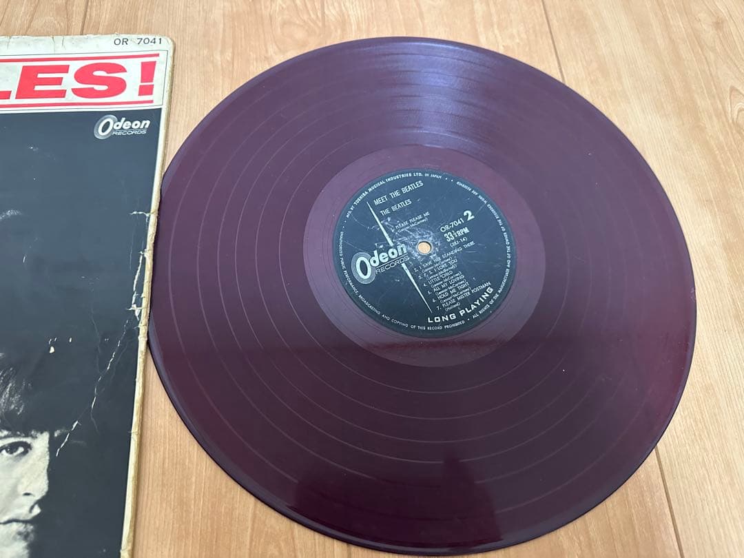 ビートルズ レコード8枚 まとめ売り レトロ 中古品