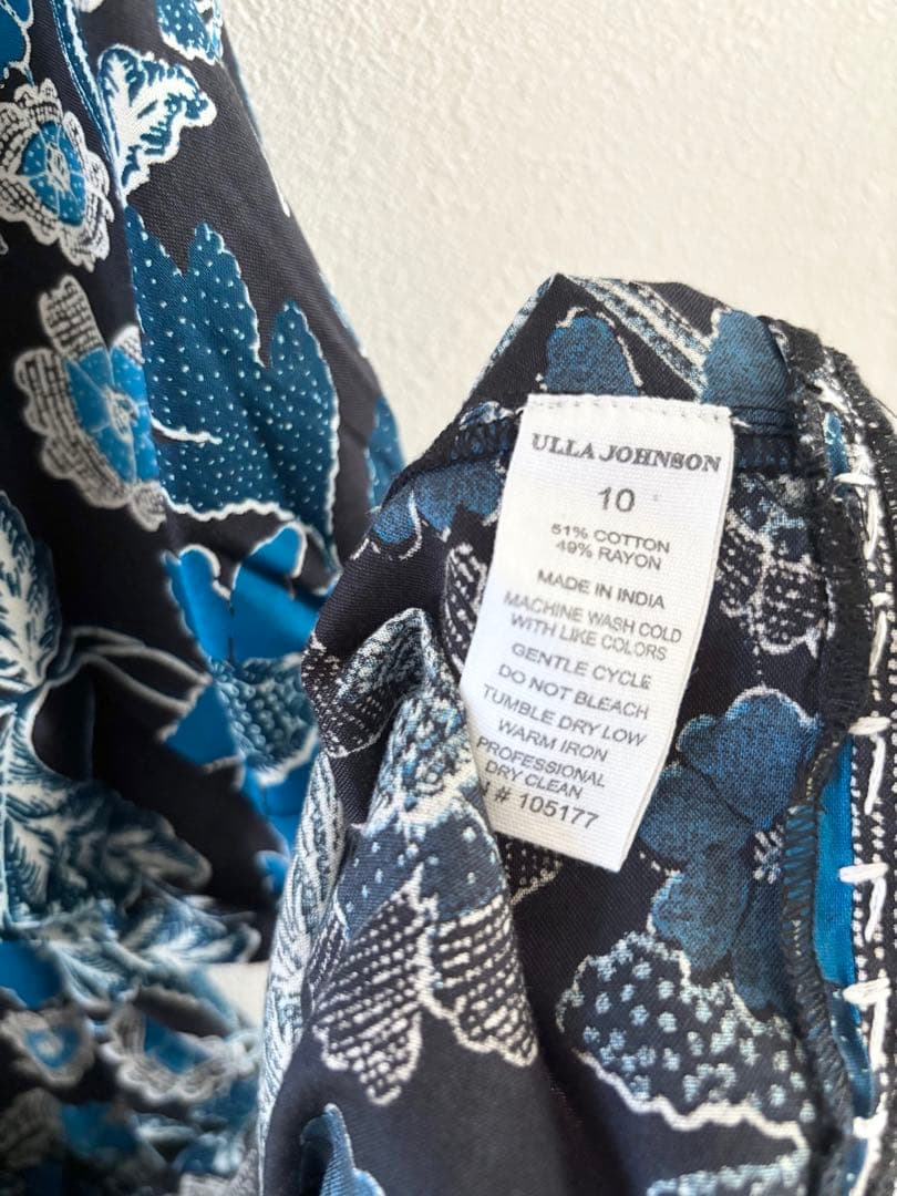 【新品未使用】定価8万　ULLA JOHNSON フローラルワンピース