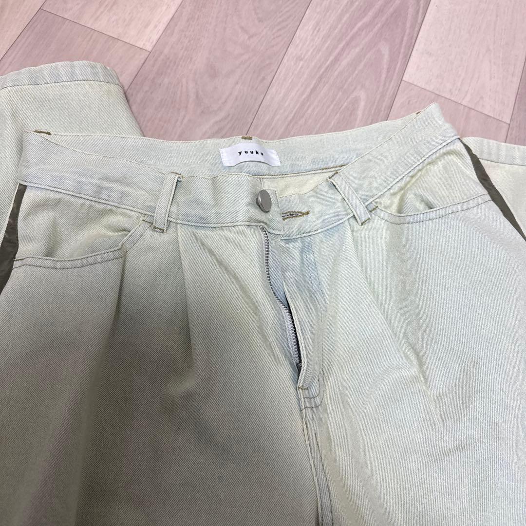 yuuku デニムパンツ ベロアパンツ 2点