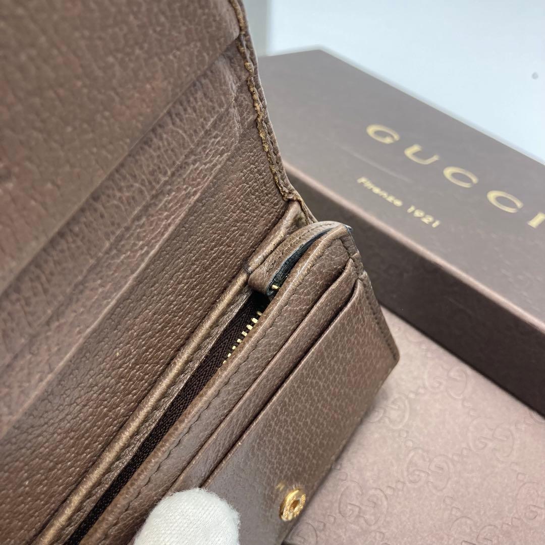 美品　GUCCI グッチ　折り財布　コンパクト　12