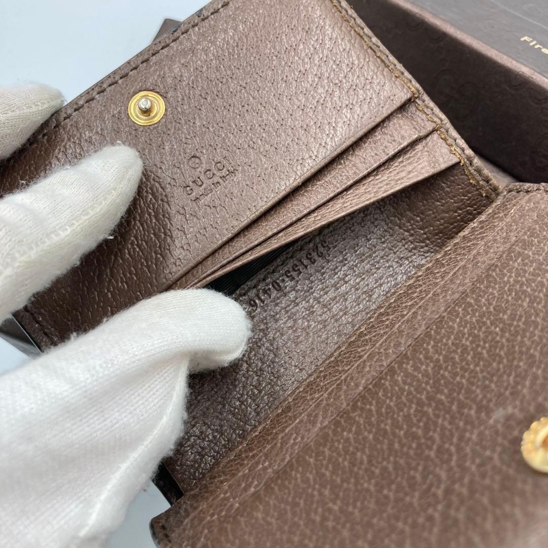 美品　GUCCI グッチ　折り財布　コンパクト　12