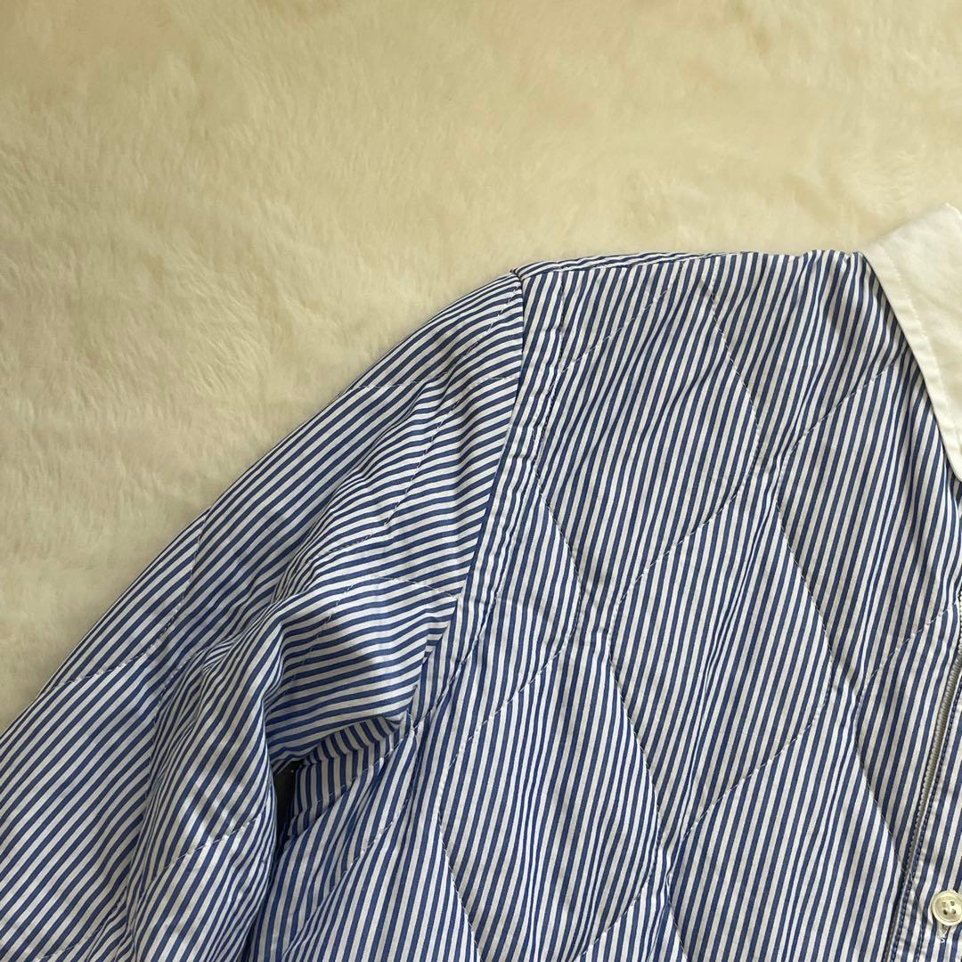 サカイ Quilted Shirt Jacket キルティング ストライプ