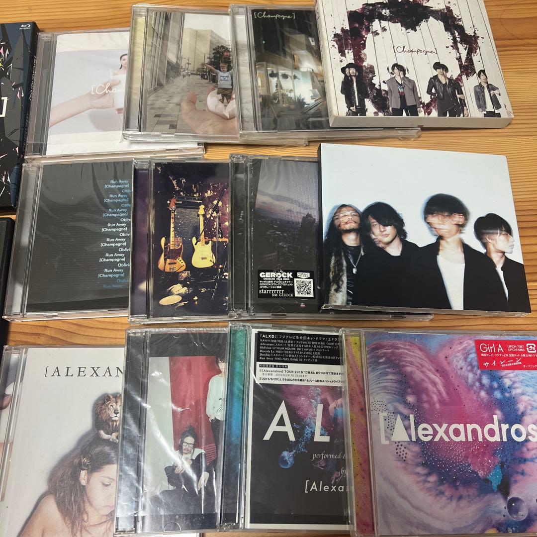 シャンペ名義あり　[alexandros] CD、DVDまとめ売り