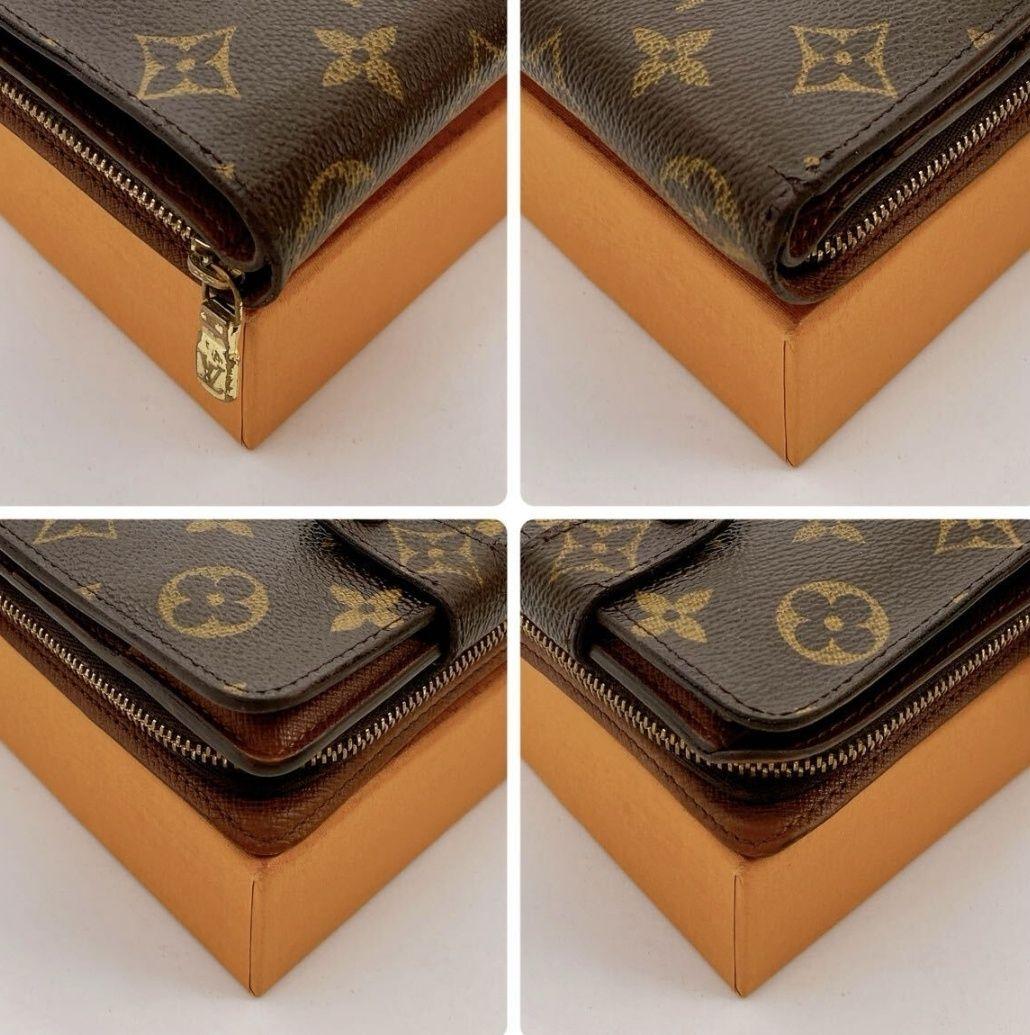 正規品 ルイヴィトン モノグラム コンパクトジップ 二つ折り財布