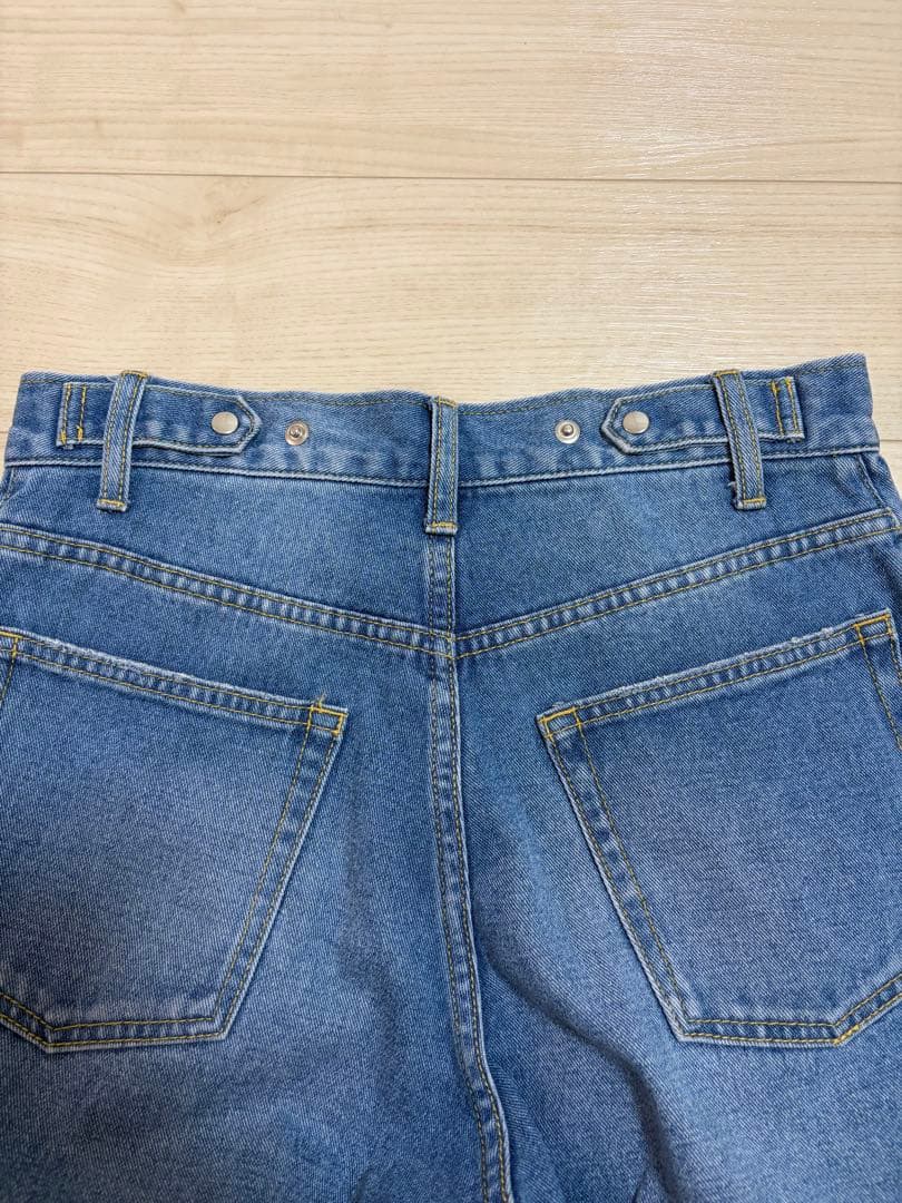 アダムエロペ ルーズフィットアジャストデニム36 美品