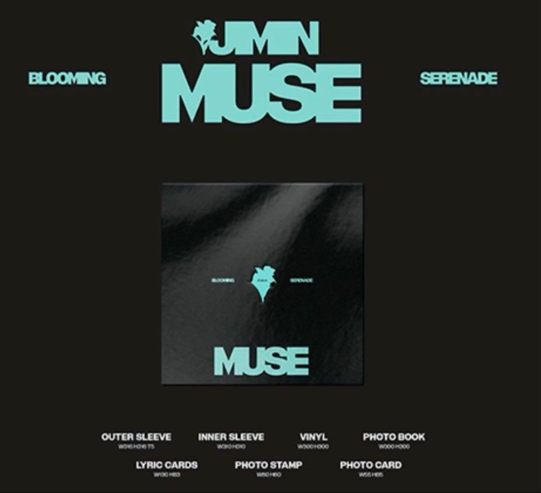 Jimin BTS MUSE LP ジミン レコード 新品未開封 抜けなし