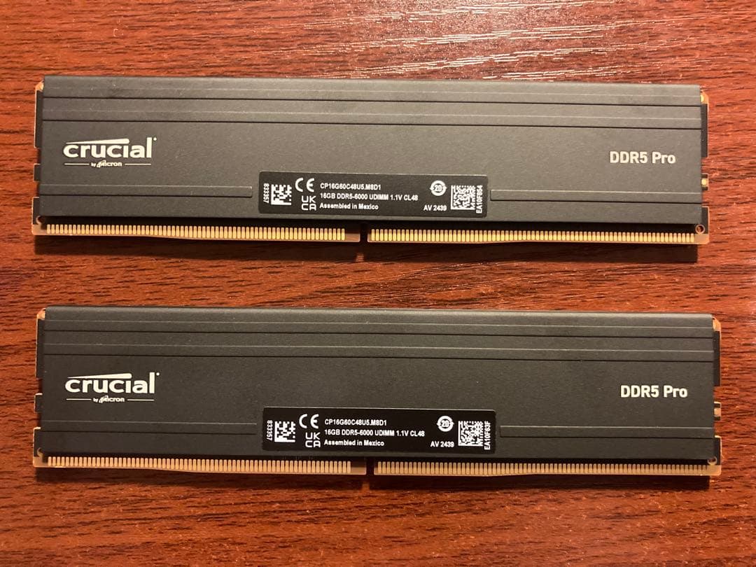 メモリー crucial DDR5-6000 32GB