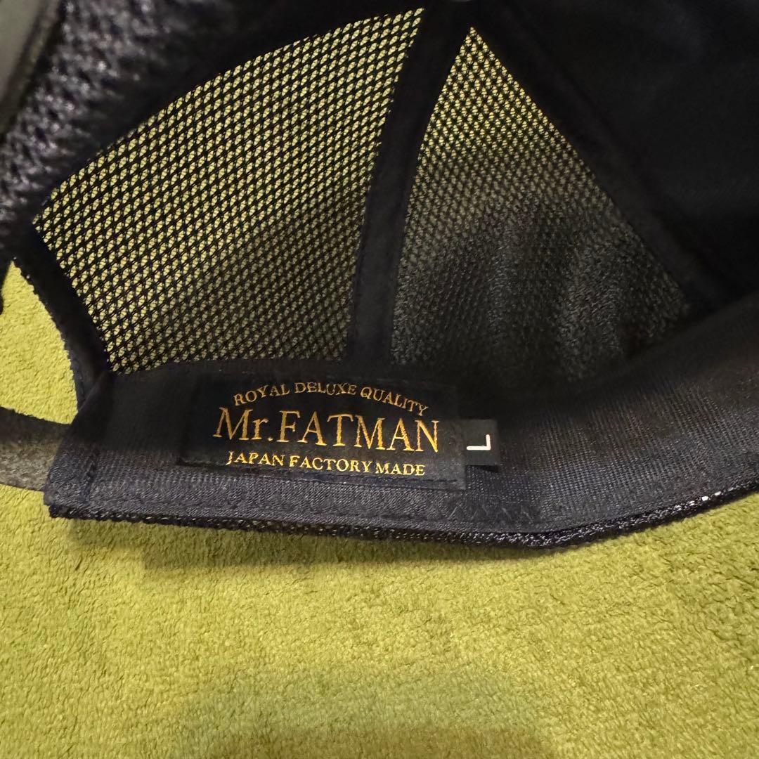ち*と様 Mr FATMAN ブラック キャップ Lサイズ