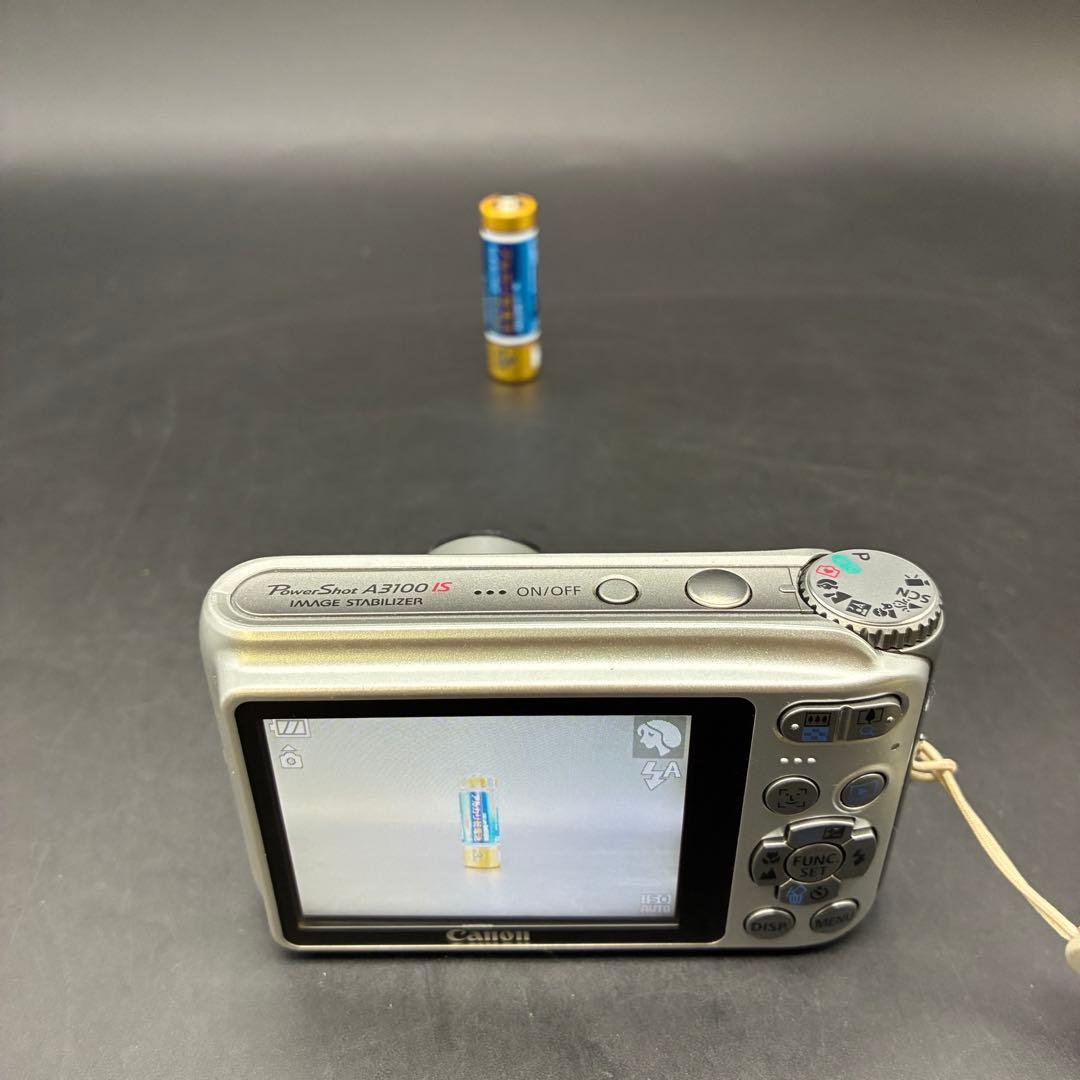 【動作OK】Canon PowerShot A3100 IS シルバー　コンデジ