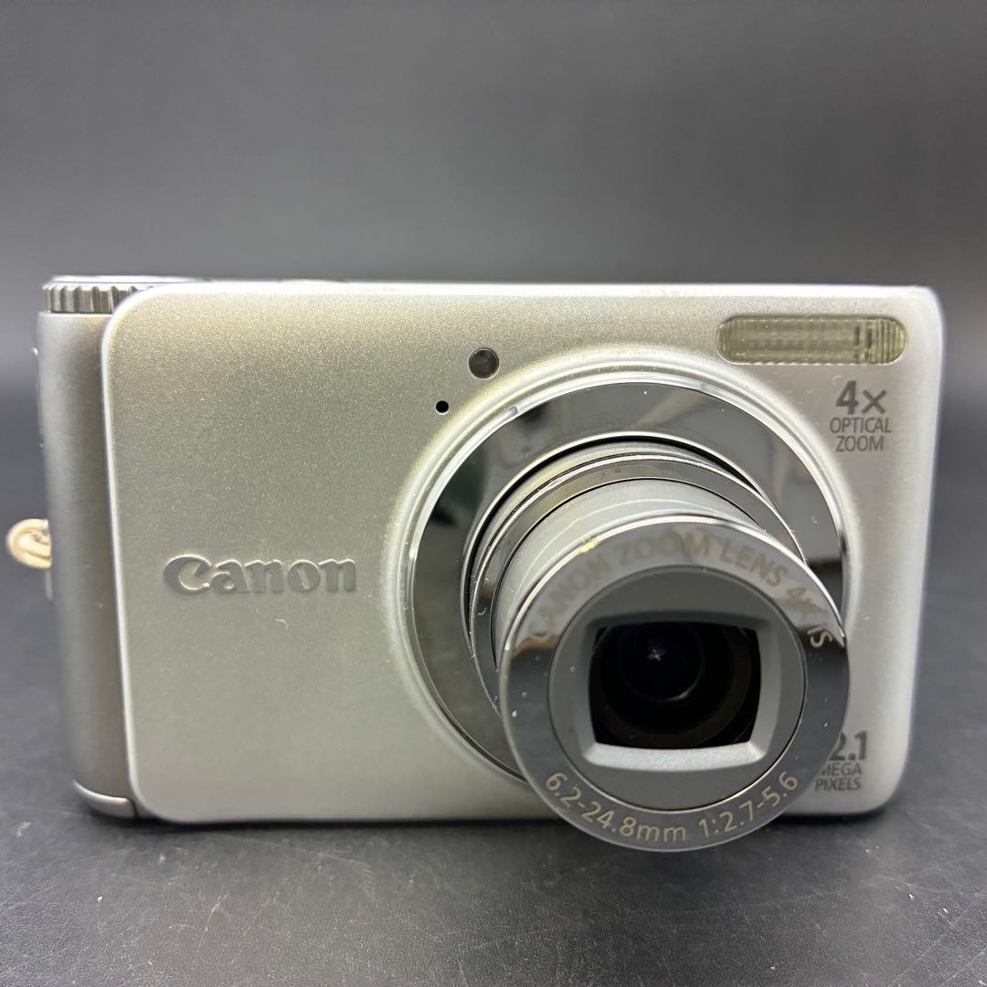 【動作OK】Canon PowerShot A3100 IS シルバー　コンデジ