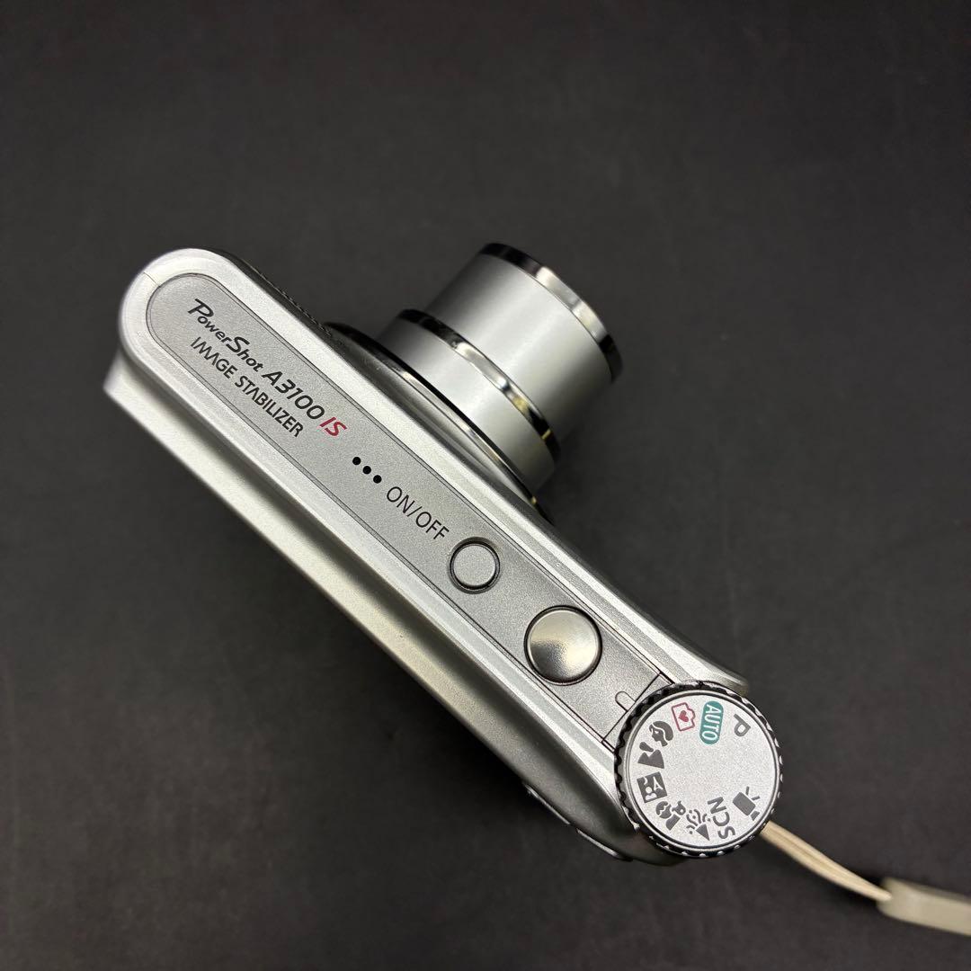 【動作OK】Canon PowerShot A3100 IS シルバー　コンデジ