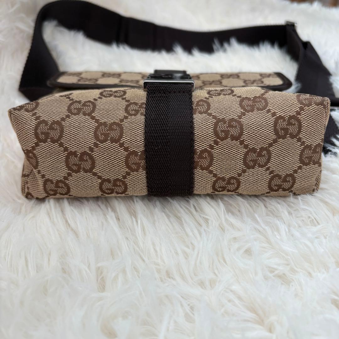 美品✨GUCCI グッチ ウエストバッグ ウエストポーチ GGキャンバス