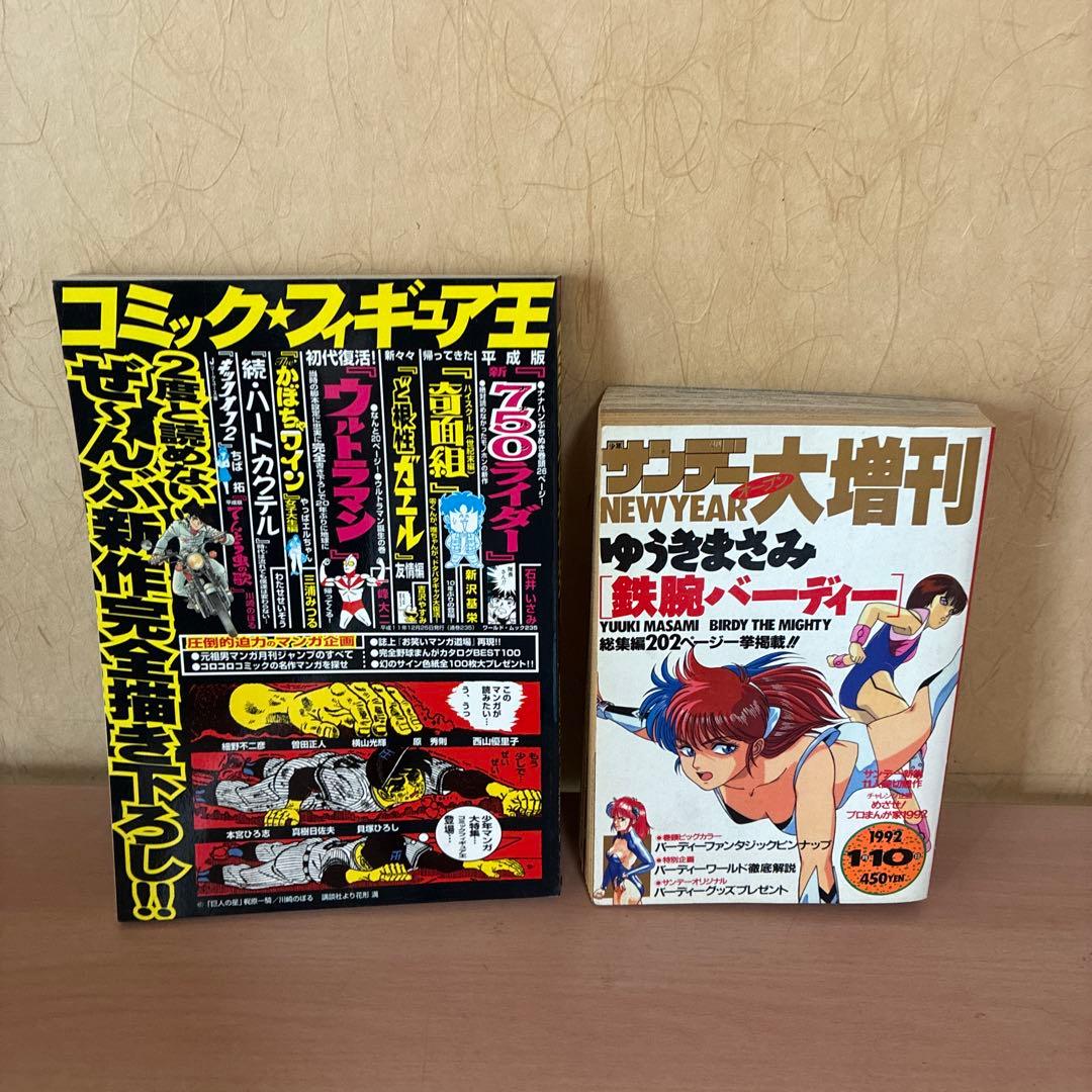 サンデー、フラッパー、ちゃお、チャンピオン、電撃大王、鉄人、フィギュア王等12冊
