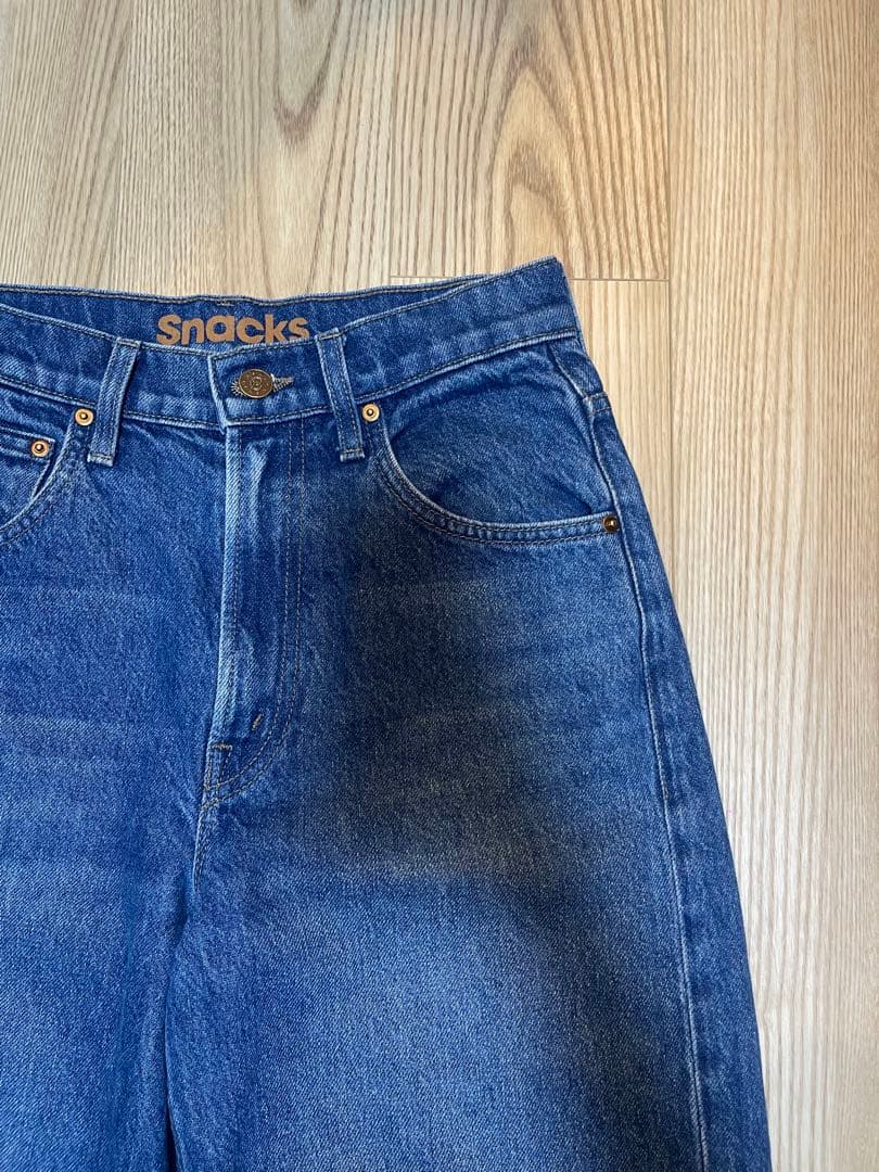 【美品】MOTHER マザー　SNACKS ワイド　デニム　定価42,900円