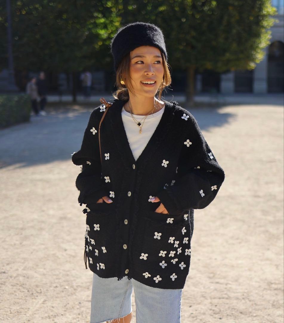 【大人気】【完売品】GPG-608 Blossom Cardigan ブラック