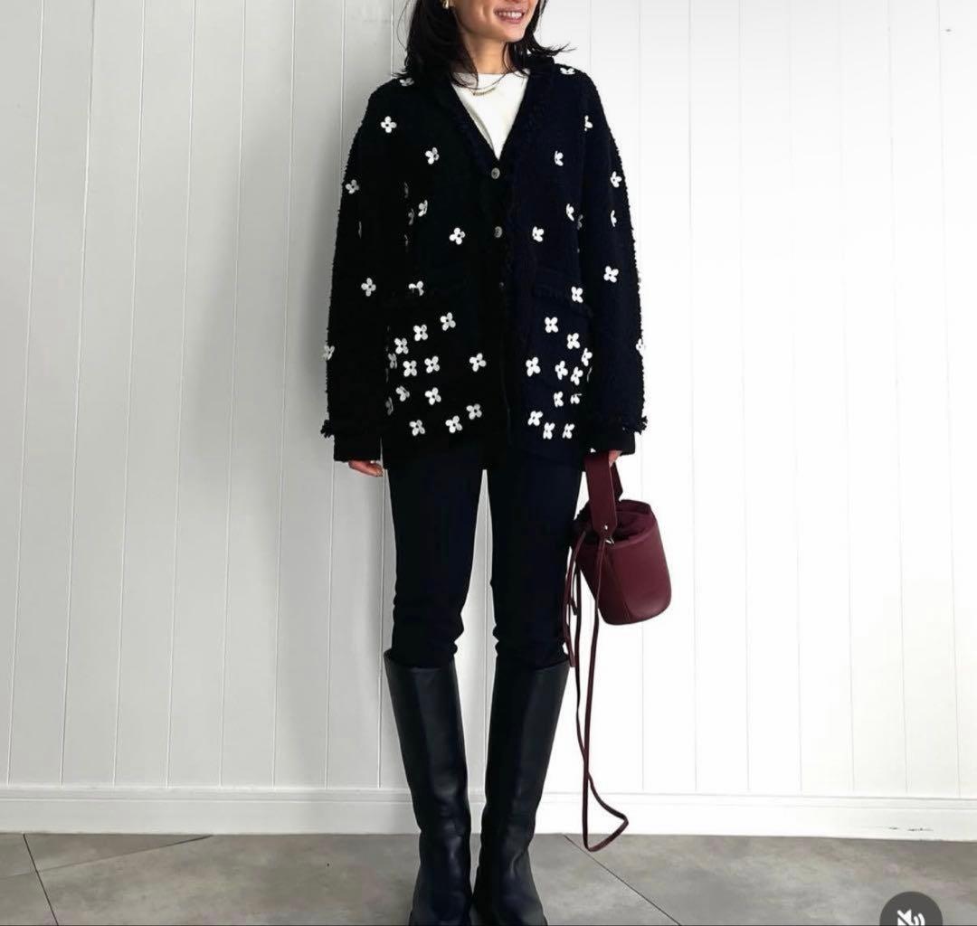 【大人気】【完売品】GPG-608 Blossom Cardigan ブラック