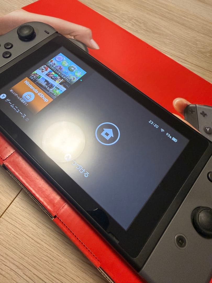 Nintendo Switch 本体 グレー　箱あり　【美品】