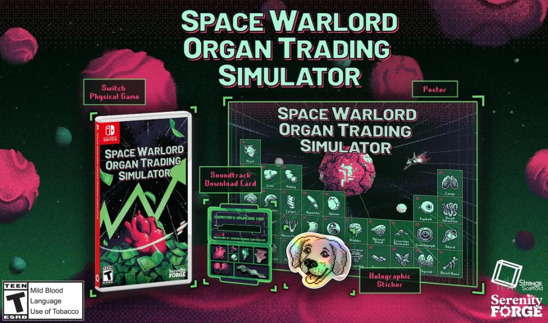 新品：SPACE WARLORD ORGAN TRADING SIMULATOR