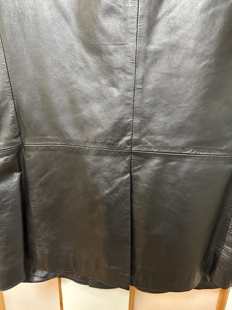 【BALMAIN】レザージャケット 羊革 ブラック Mサイズ