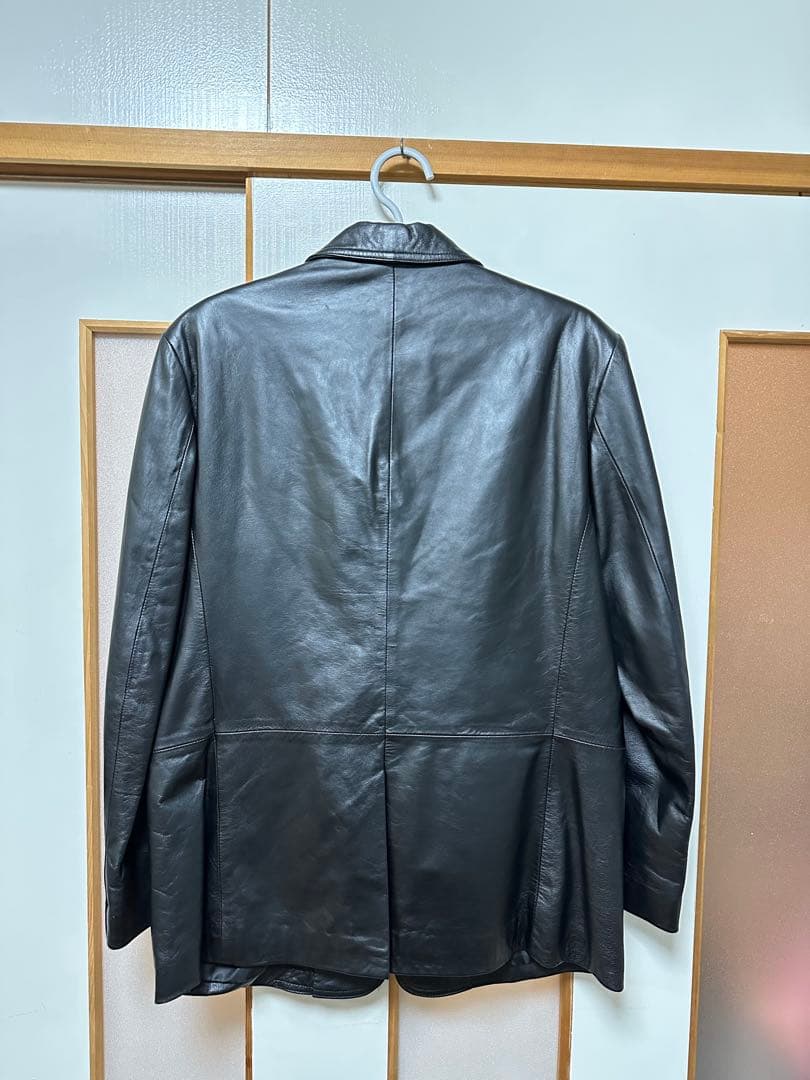【BALMAIN】レザージャケット 羊革 ブラック Mサイズ