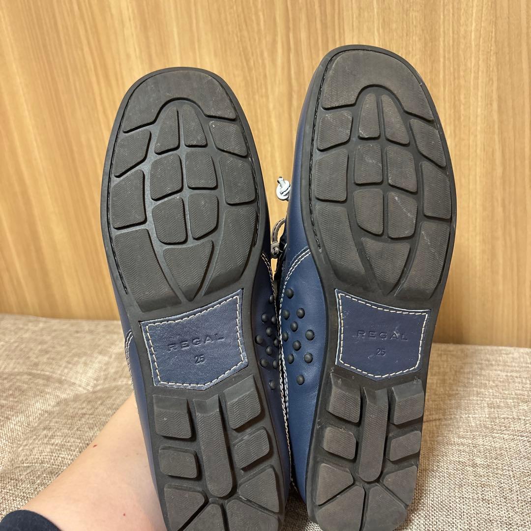 1度使用のみ♡REGAL♡ネイビー♡デッキシューズ