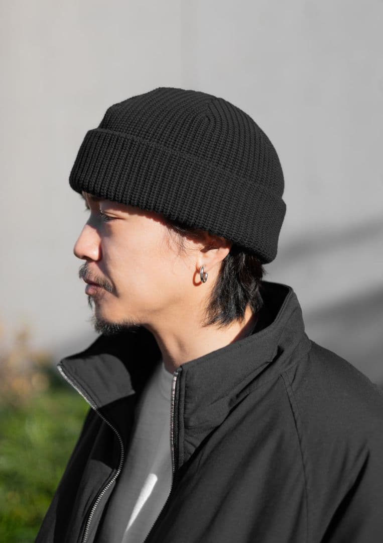 unnamedheadwear　COTTON WATCH / BLK