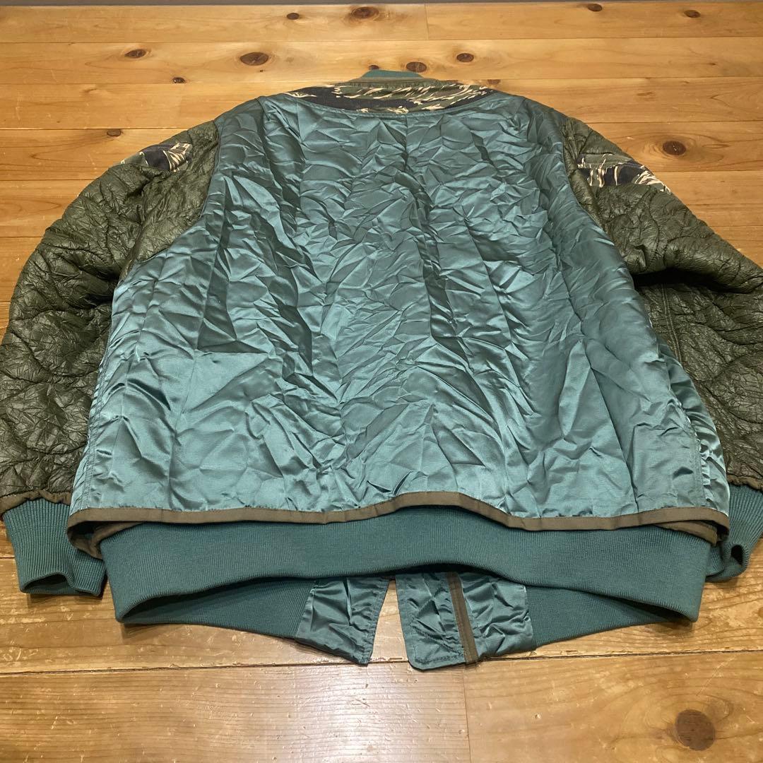 FACETASM MA-1ジャケット カモフラ　ファセッタズム　プリマロフト