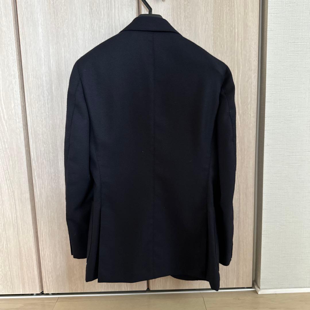 BEAMS F ネイビー ホップサックジャケット