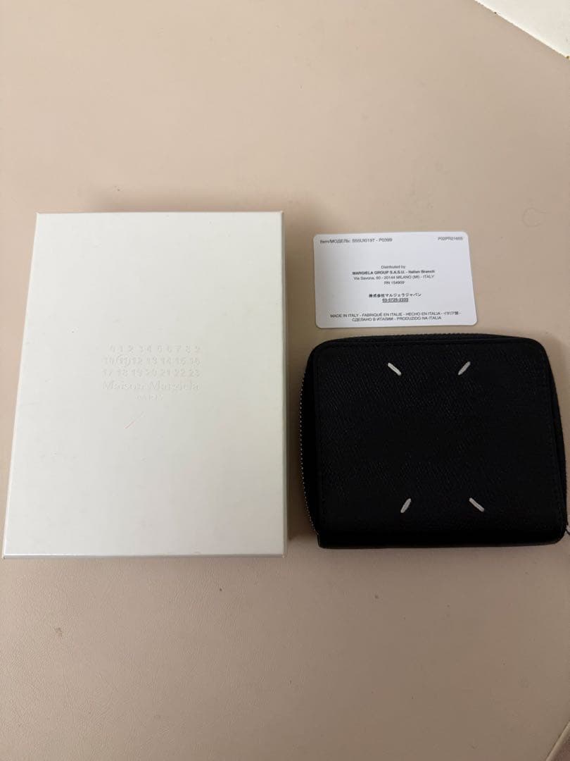 Maison Margiela ラウンドファスナー 二つ折り 財布