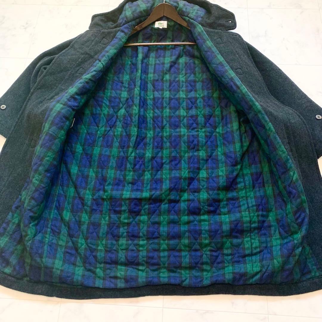 LACOATE ラコステ メルトンウール 中綿入り ダッフルコート 4 XL