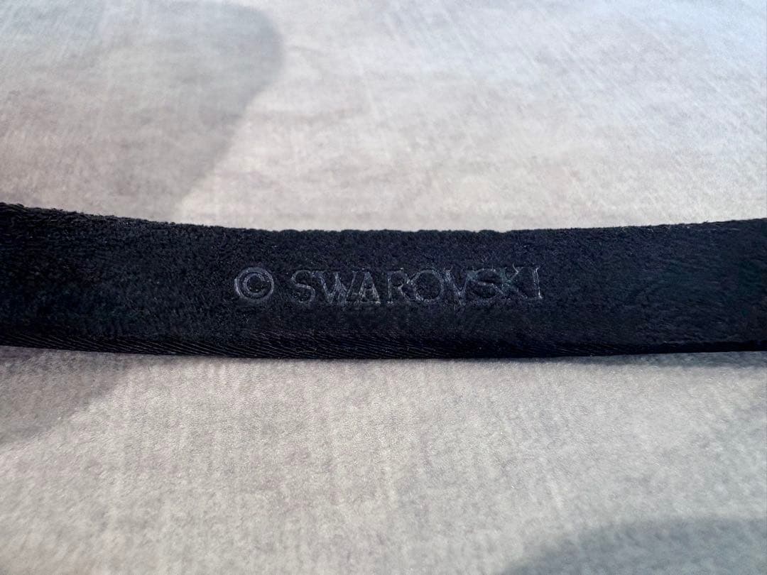 【美品】SWAROVSKI スワロフスキー　カチューシャ