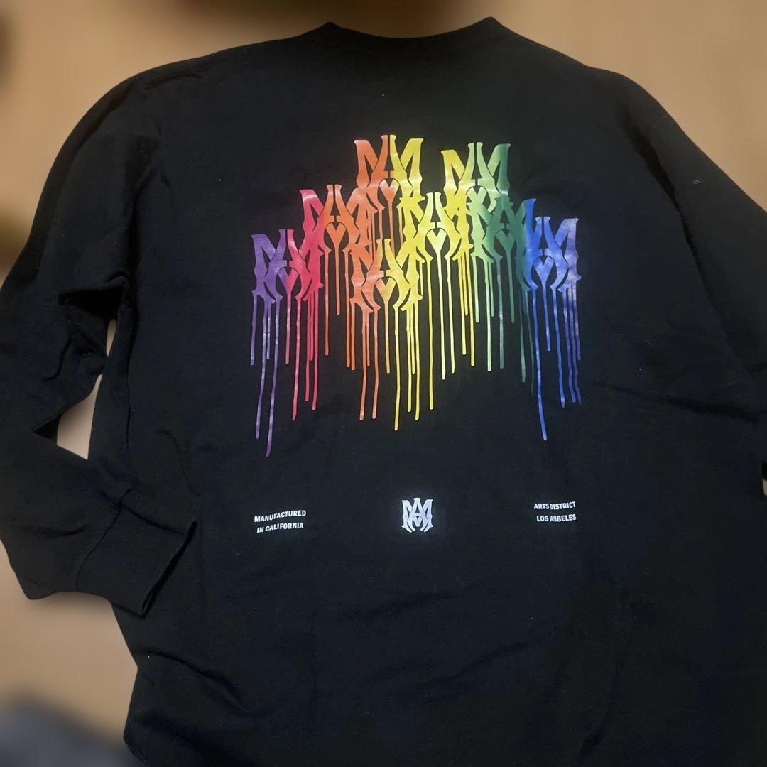 AMIRI ブラック ロングスリーブTシャツ