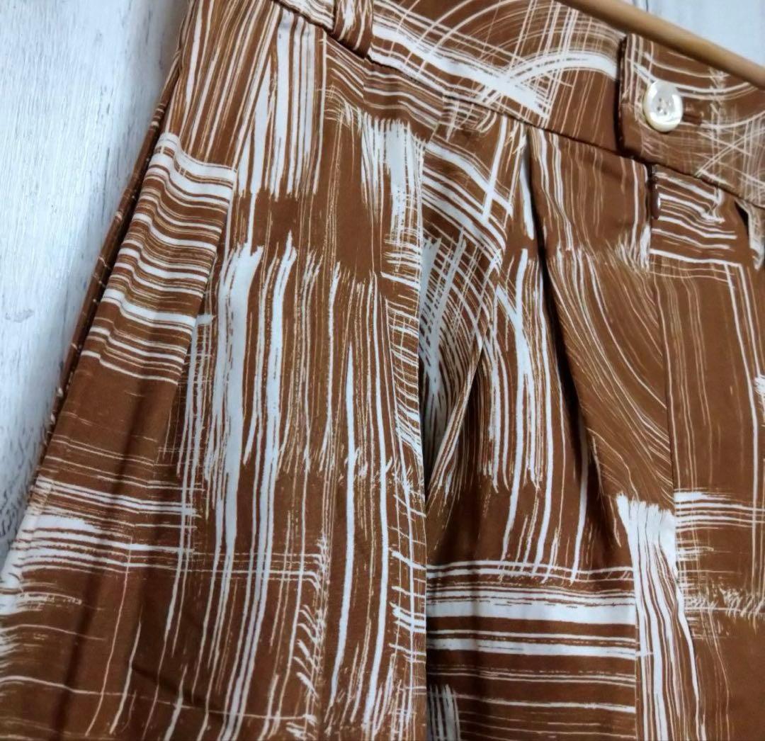 マーガレットハウエル 20SS PAINT PRINT COTTON スカートⅢ