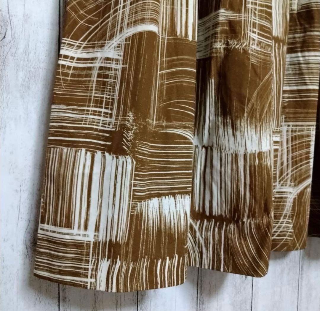 マーガレットハウエル 20SS PAINT PRINT COTTON スカートⅢ
