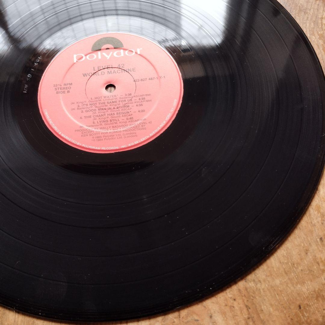 LEVEL 42 WORLD MACHINE 中古アナログLPレコード