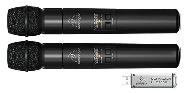 Behringerハンドヘルド・ワイヤレスマイクULM202USB(マイク2本）
